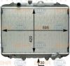 HELLA 8MK 376 762-381 Radiator, engine cooling